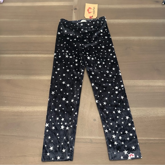 NWT Appaman Dark Navy Velour Star Leggings - Picture 4 of 6